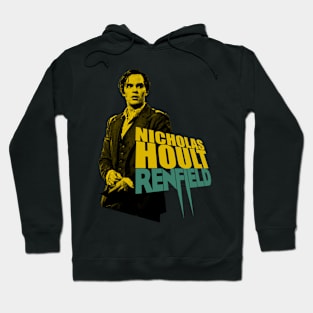 Renfield movie Nicolas Cage Nicholas Hoult design ironpalette Hoodie